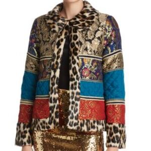 Alice + Olivia Multicolor Teddy Jacket